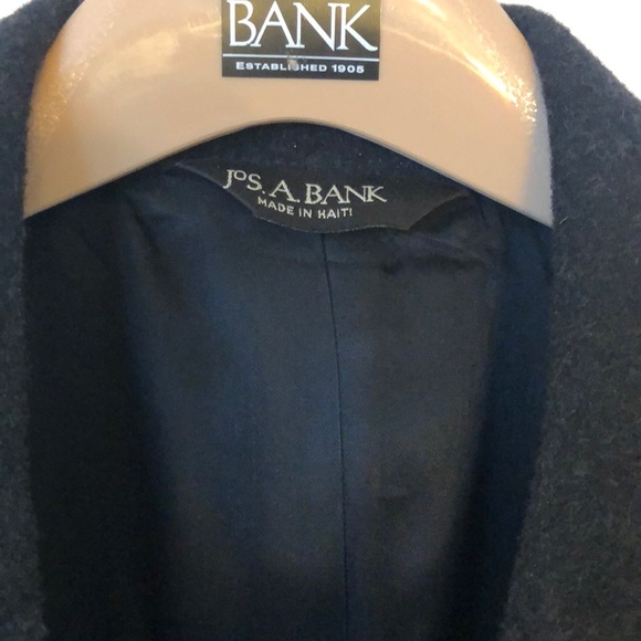 Full Length Charcoal Wool Topcoat - Picture 2 of 5